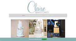 Desktop Screenshot of clairemakescakes.co.uk